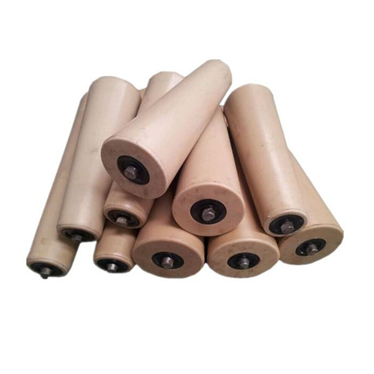 High wear resistant dustproof low noise high load bearing nylon roller