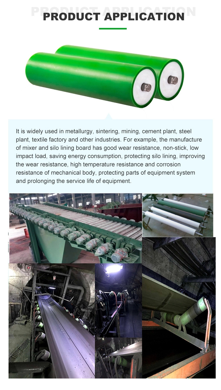 uhmwpe conveyor roller applications