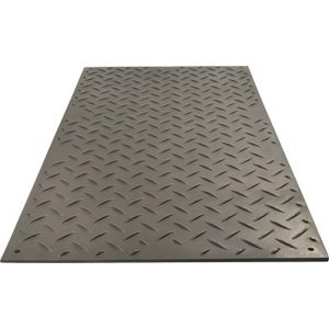 Building site access works high wear resistant road protection mats