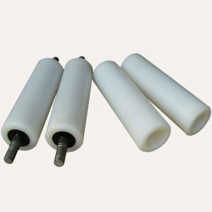 Seal strong dustproof shock absorption nylon rollers with bearings for mining