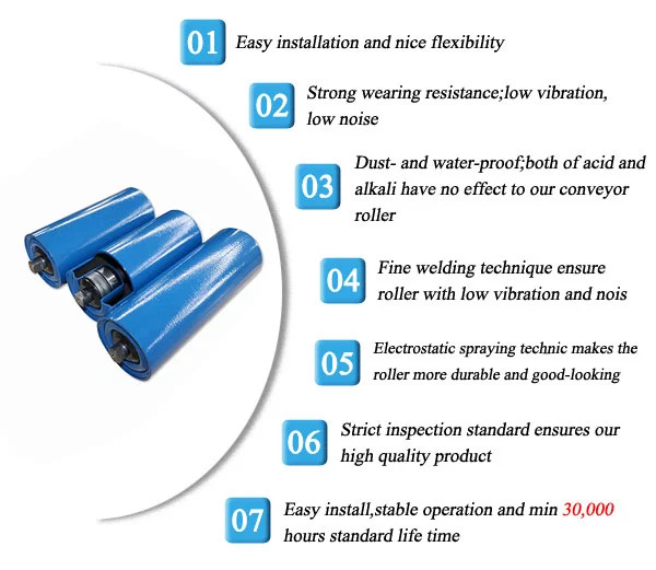 uhmwpe idler features