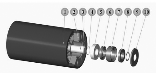 small nylon wheels structure diagram