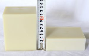 wear resistant mc pa6 nylon square rod for sliding rall