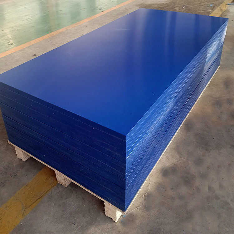 Good wear resistant and self lubrication Blue uhmw sheet